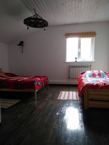 Фото номера Трехместный номер «Комфорт» с душем Гостевой дом Agrousadba Mirnaya г. Ozersko 3